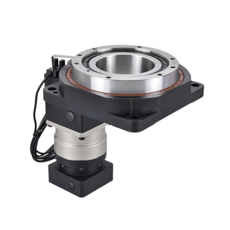 উচ্চ নির্ভুলতা খালি ঘূর্ণন টেবিল actuator গ্রহীয় গিয়ারবক্স সঙ্গে ঘূর্ণন প্ল্যাটফর্ম টেবিল